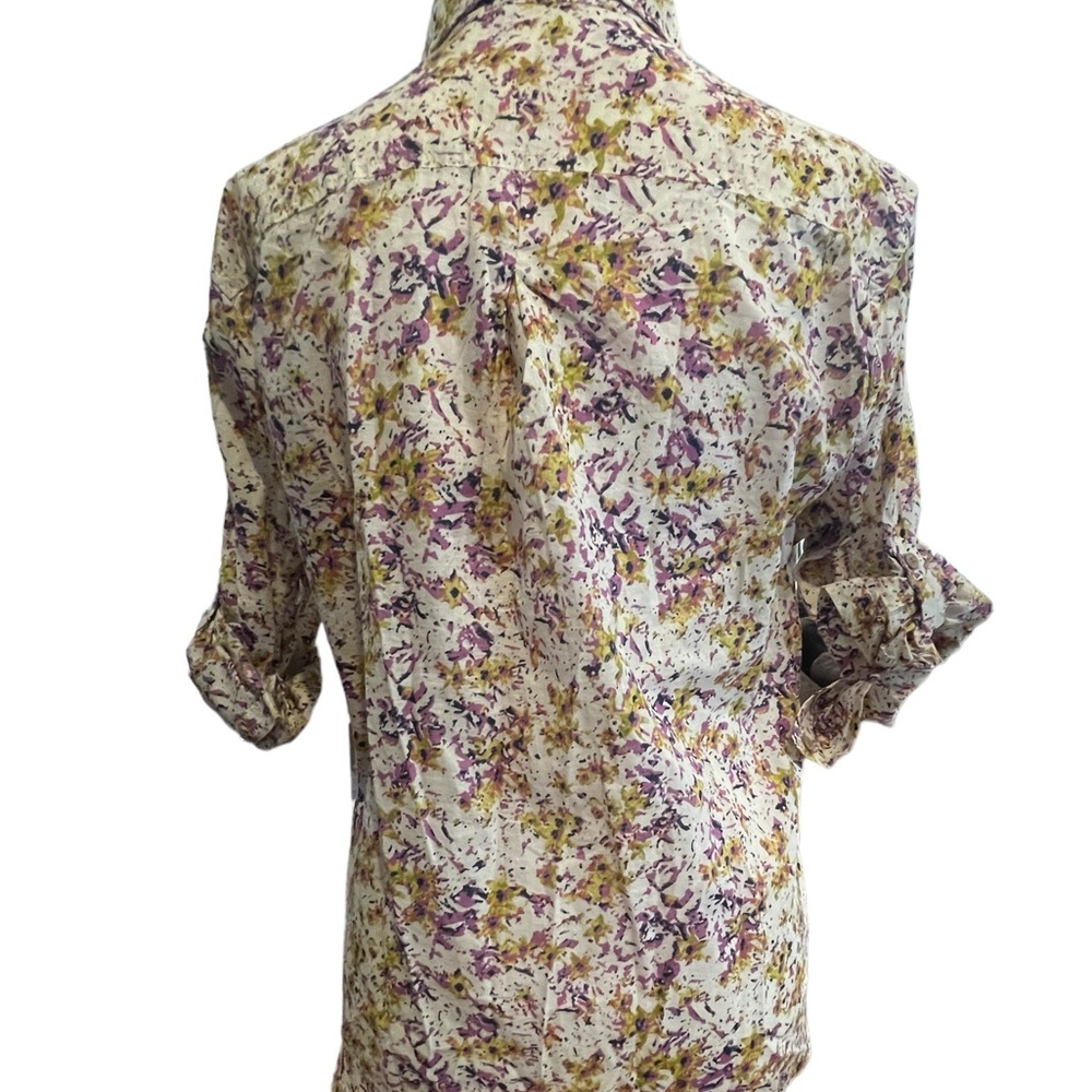 Eddie Bauer. 100% Cotton. Gorgeous 🤩🤩 floral button down. Lightweight - Picture 7 of 15
